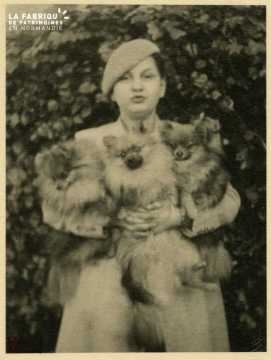 Femme avec chiens
